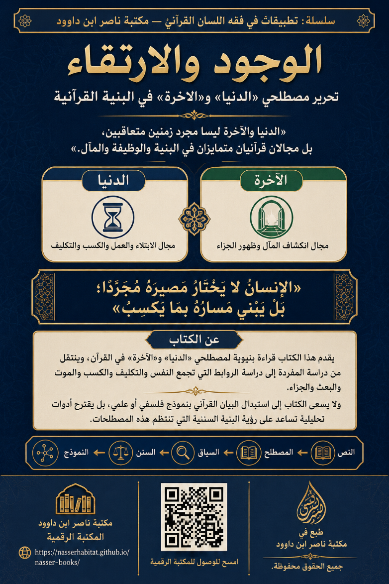 هندسة الوجود والارتقاء: تحرير مصطلحي "الدنيا" و"الآخرة" في البنية القرآنية