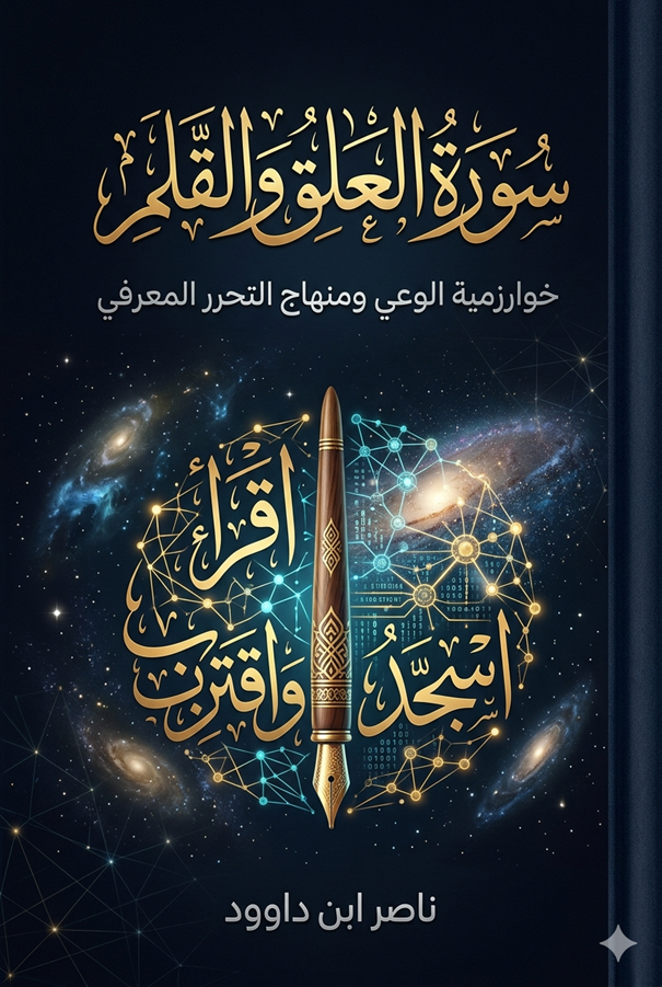 غلاف كتاب سورة العلق والقلم