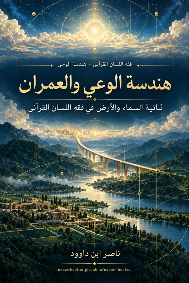كتاب هندسة الوعي والعمران: ثنائية السماء والأرض في فقه اللسان القرآني