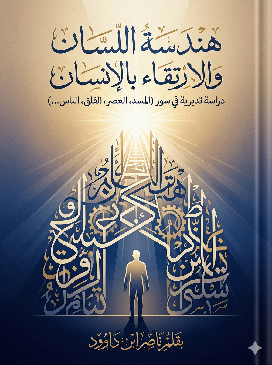 غلاف كتاب هندسة اللسان والارتقاء بالإنسان