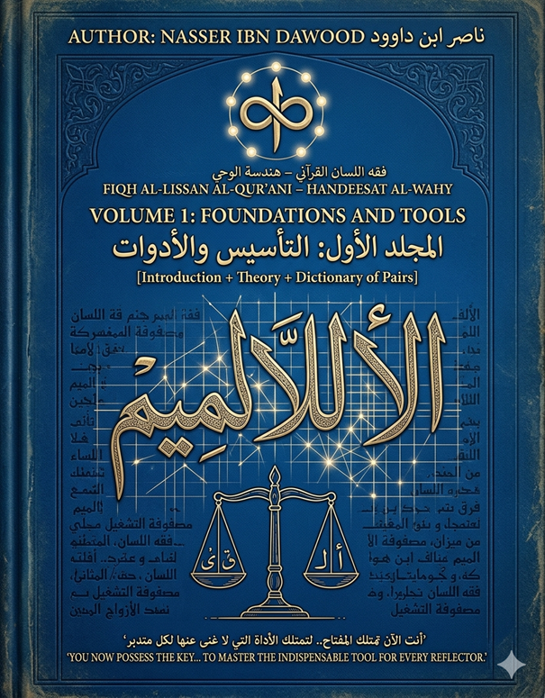 غلاف كتاب فقه اللسان القرآني المجلد الأول