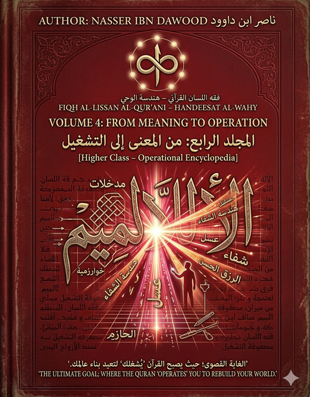 غلاف كتاب فقه اللسان القرآني المجلد الرابع