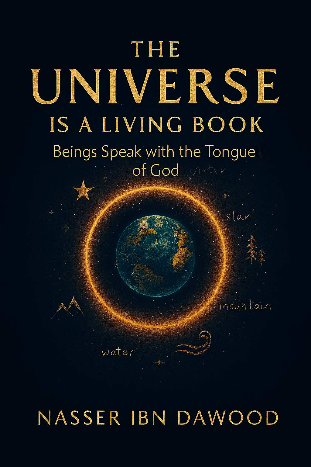Cover of THE UNIVERSE IS A LIVING BOOK — ALL BEINGS SPEAK WITH THE VOICE OF GOD