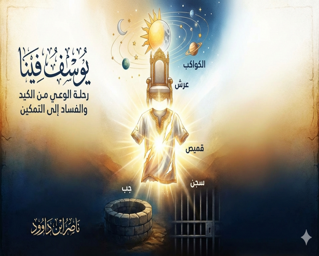 غلاف كتاب يوسف فينا - رحلة الوعي من الكيد والفساد إلى التمكين